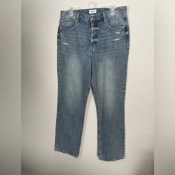 Pistola Cassie Super High Rise Straight Jean Button Fly - Picture 3 of 11